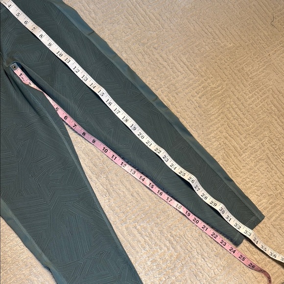 ADIDAS Wanderlust CLIMALITE High-rise Cropped Leggings RAW GREEN Women’s Medium - Picture 10 of 12